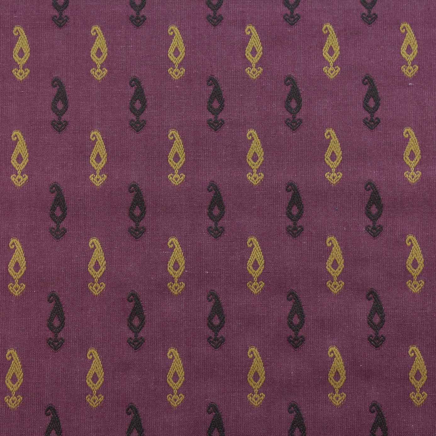 MORRIS JACKSON PAISLEY BROWN/MAUVE / MINK FABRIC