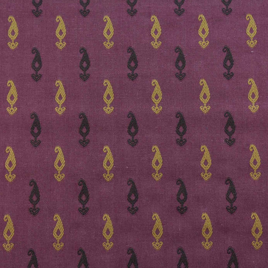 MORRIS JACKSON PAISLEY BROWN/MAUVE / MINK FABRIC