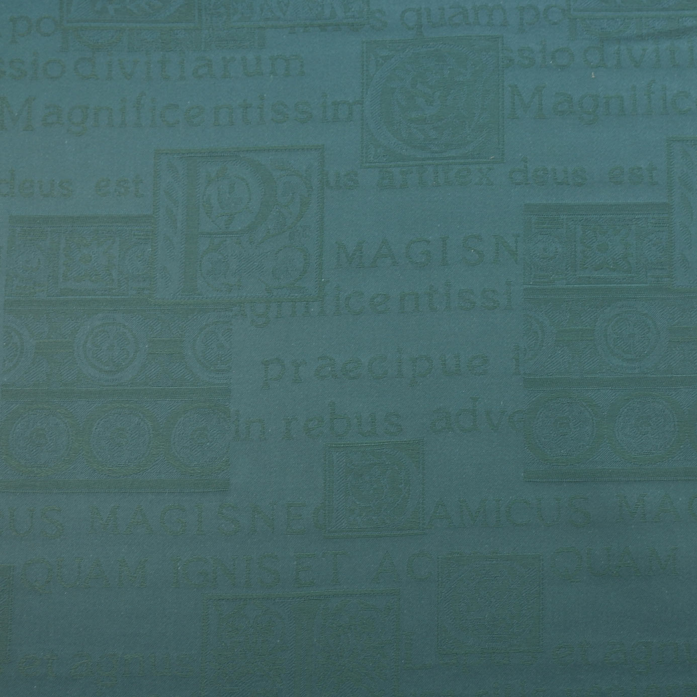 CALIGRAPHY - GREEN FABRIC