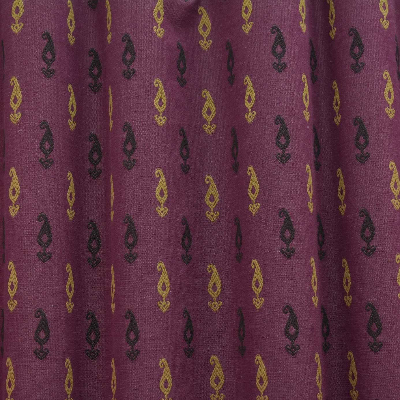 MORRIS JACKSON PAISLEY BROWN/MAUVE / MINK FABRIC
