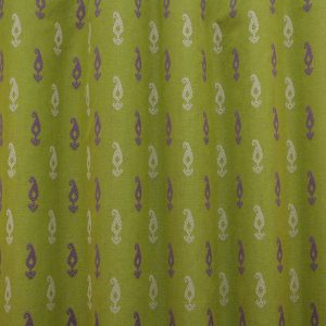 MORRIS JACKSON FLEUR DE LYS GREEN FLE001 FABRIC