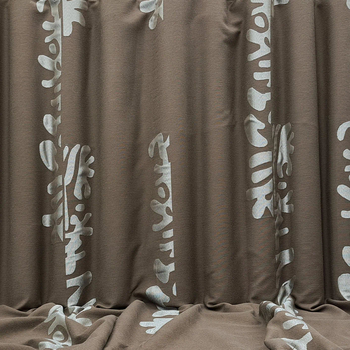 MIKADO - BROWN SEMIK002 FABRIC