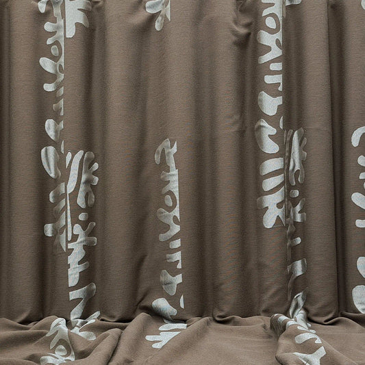 MIKADO - BROWN SEMIK002 FABRIC